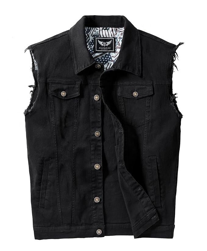 Vest Jeans shirt Sleevless