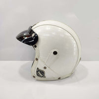 VOSS Leather Helmet Open Face 3/4 ABS