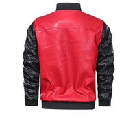 PU Leather Jacket 78 Logo for men