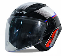 LS2 Helmet OF-616 Open Face 3/4 With included Microphone