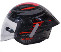 LS2 Helmet OF-616 Open Face 3/4 With Included Microphone