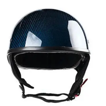 LS2 Half Helmet Solid Shiny Carbon