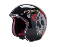 Helmet Boss 3/4 Dot Certified Hell Rider Logo